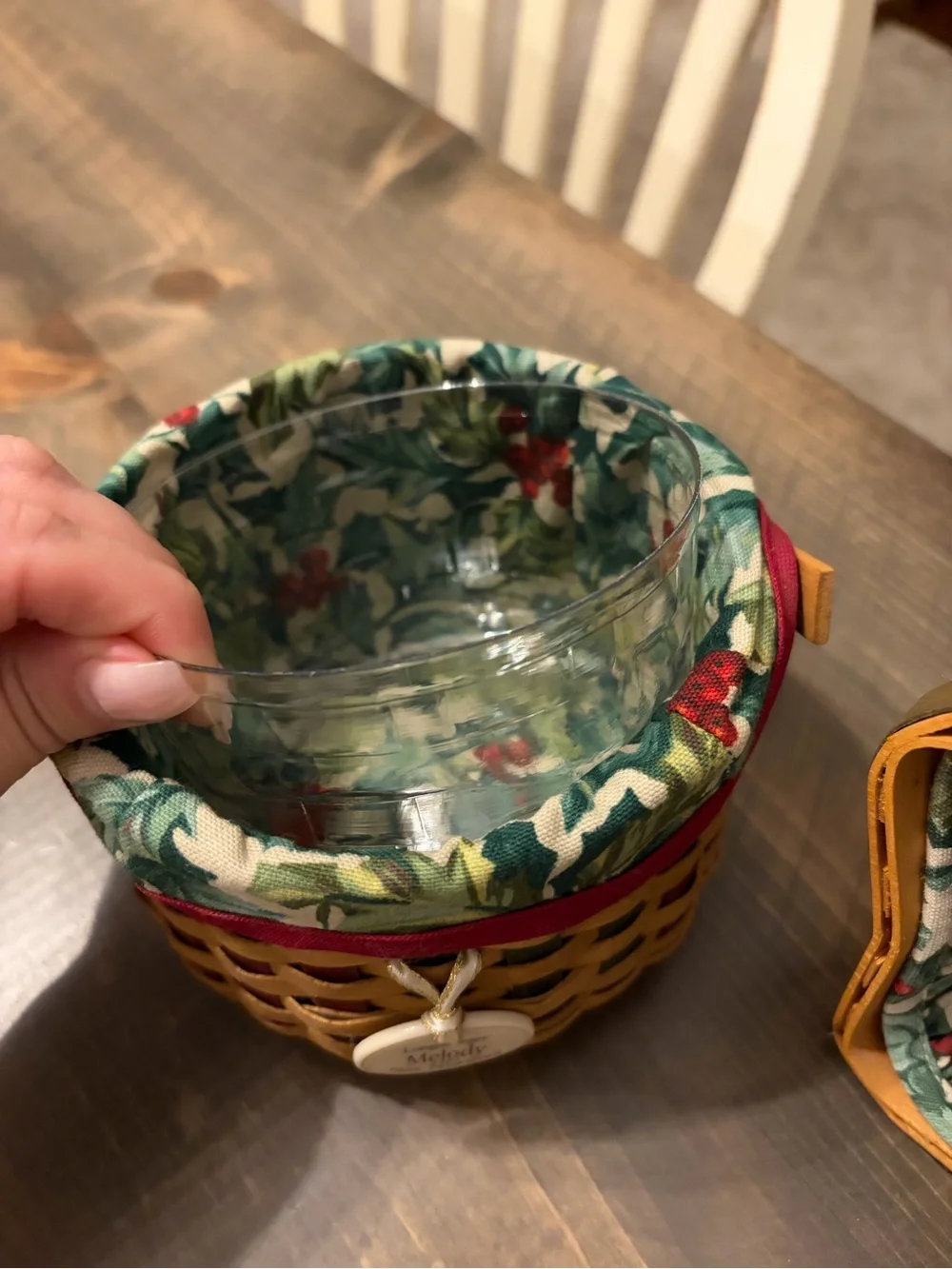 Longaberger “Tree Trimming” Baskets (Set of 2)